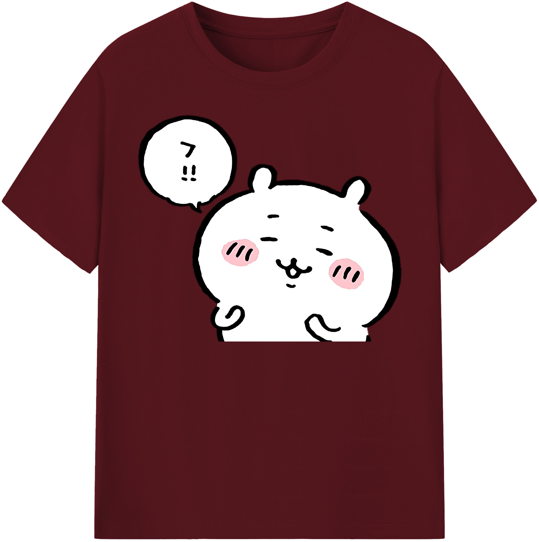 （画像用） ちいかわ ちいかわ Chii-kawa chiikawa 綿100％半袖Tシャツ（フロントプリント）